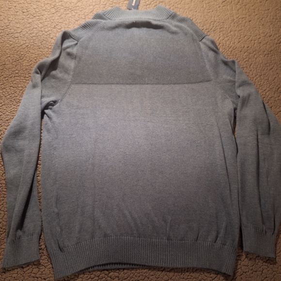 Club Room Men's Ribbed Four-Button Sweater, Blue Wing Hthr, Size XL NWT - Picture 15 of 16